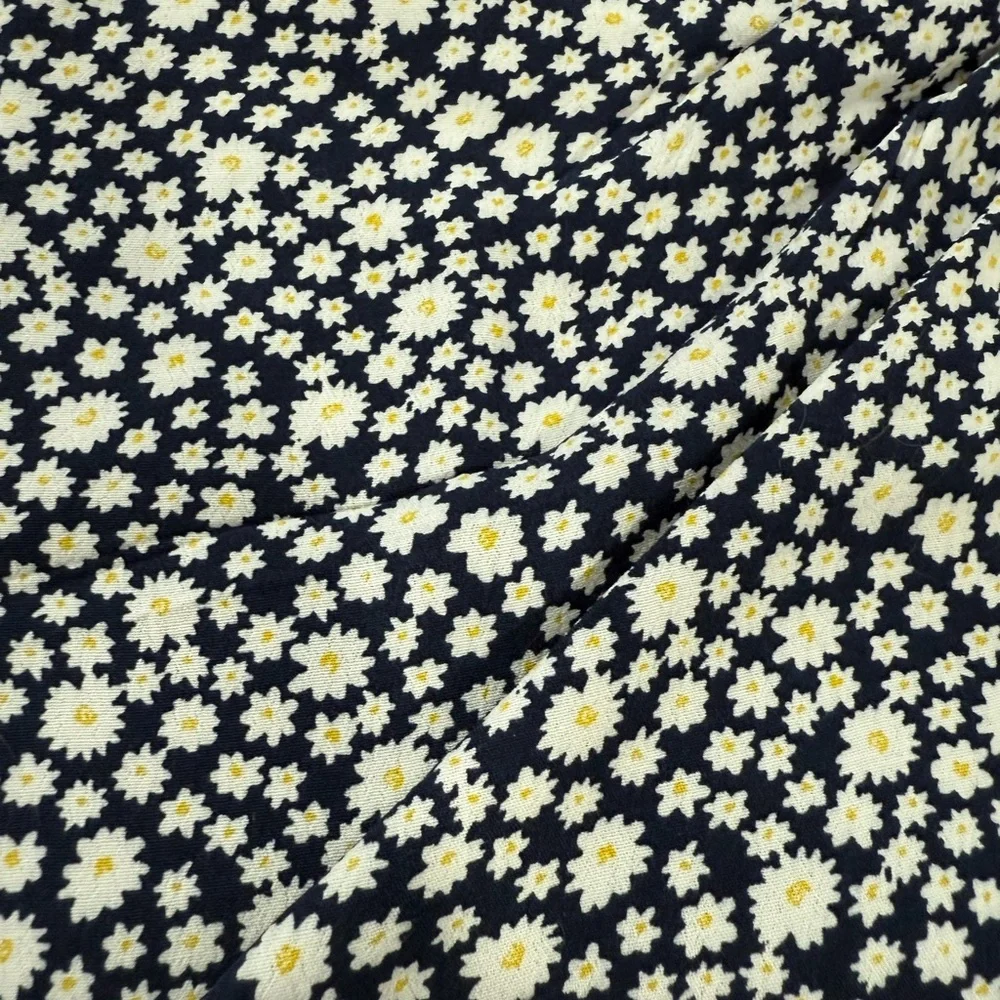 Sézane Floral Wrap Skort – Navy & White Daisies – Size 36 - Picture 5 of 7